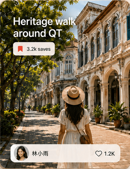 Heritage walk around QT