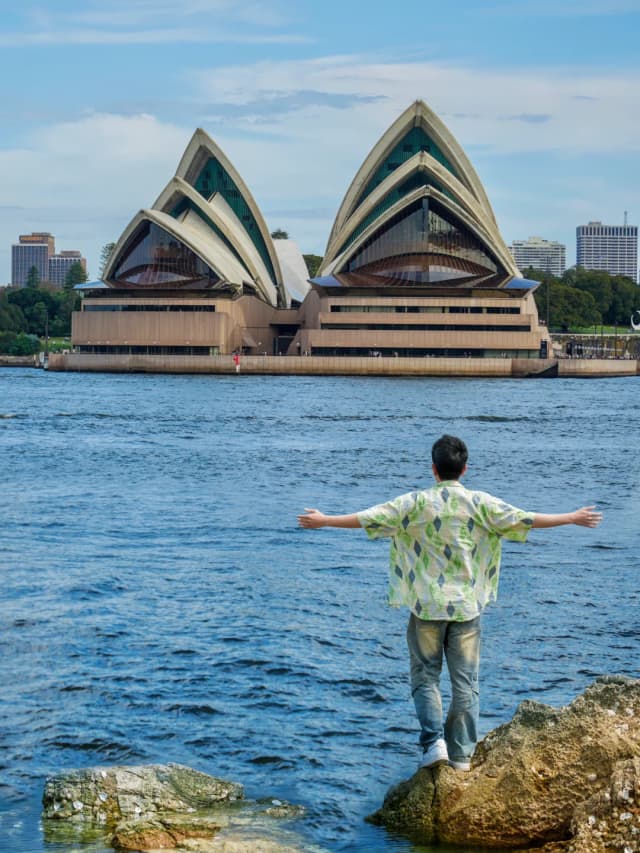 See the Sydney Opera House from a different angle for beautiful scenery.