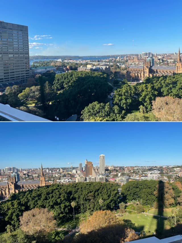 The location is excellent, within a ten-minute walk to the Opera House and CBD shopping centers.