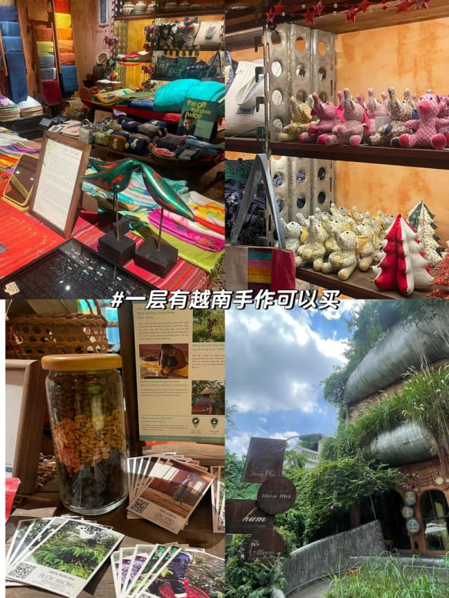 MAN MOI's first floor is a gift shop with exquisite handmade items, a perfect choice if you're short on time to shop.