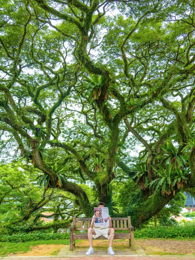 Discover the PARKROYAL COLLECTION Pickering, the iconic skyscraper enveloped in lush greenery.