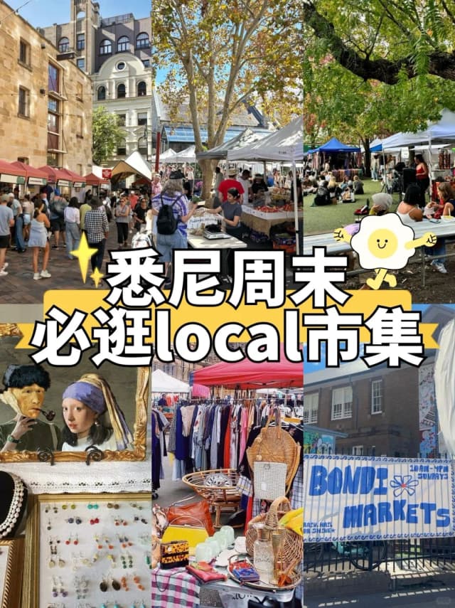 Bondi Markets on Sundays offer a vibrant seaside shopping experience with sun and sand, making it a must-visit for a perfect day in Bondi.