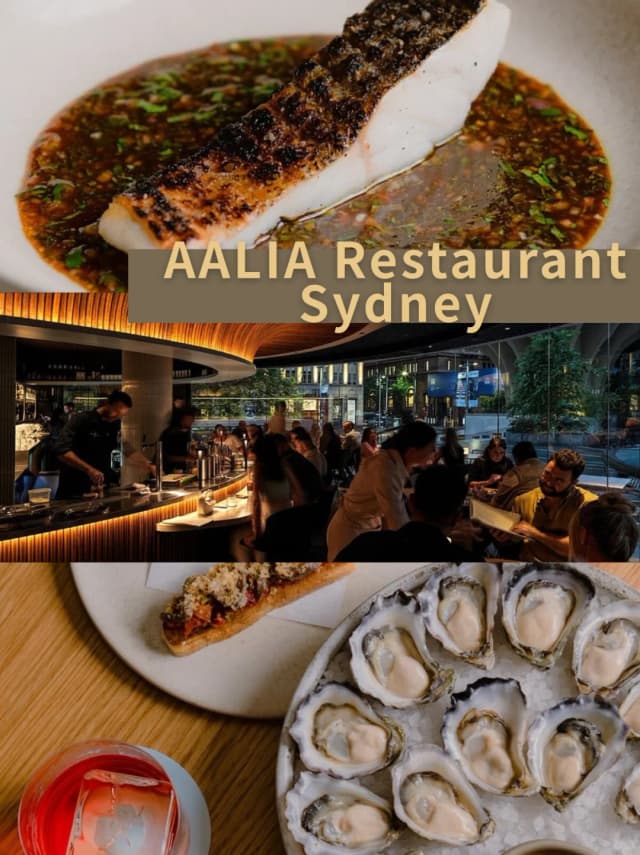 AALIA Restaurant Sydney is listed among TripAdvisor's top restaurant selections in Australia, highlighting its acclaimed status in the dining scene.