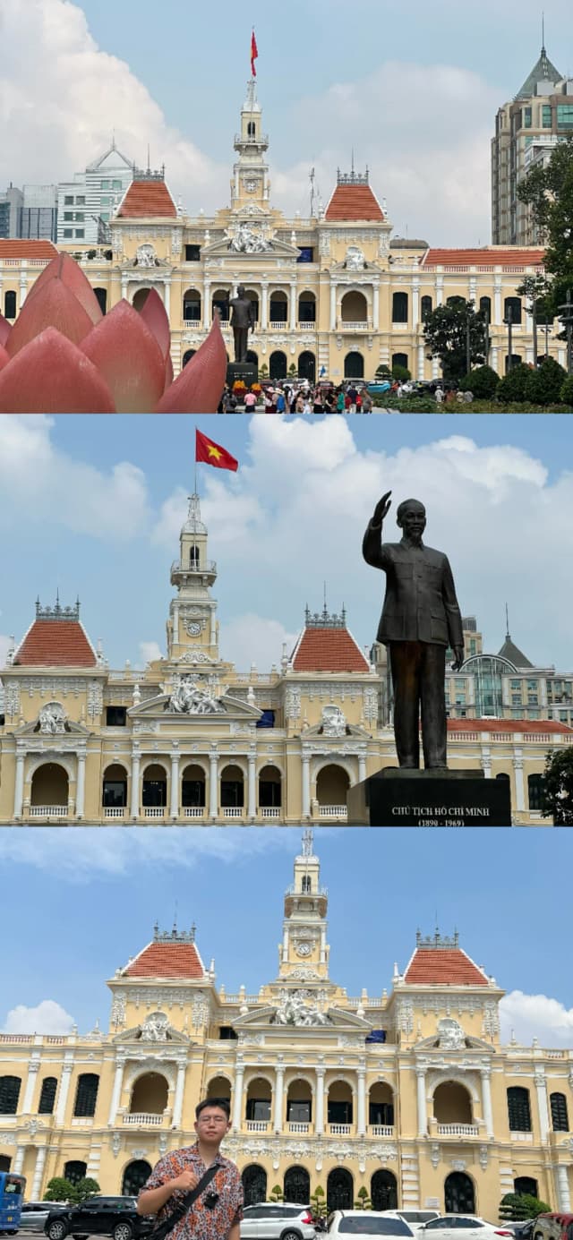 The Dai Nam Hotel is like China's Home Inn; step outside and you're right by the Opera House and Ho Chi Minh statue—for just over 100 RMB, the value is incredibly high.