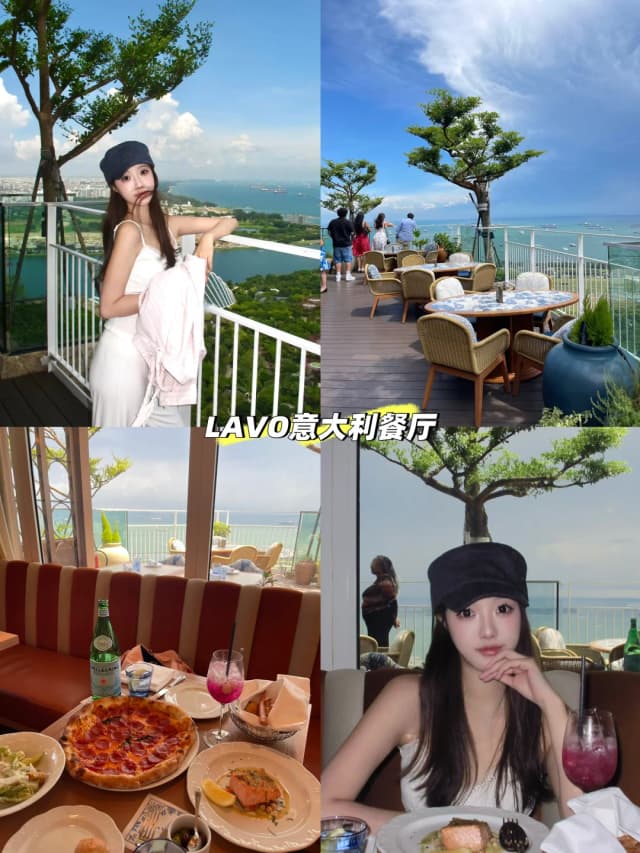 Dine at LAVO on the top floor for panoramic city views, then explore the luxury mall and try your luck at the casino.