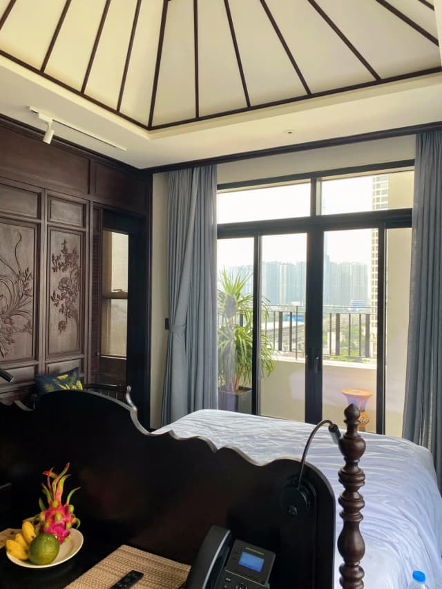 The entire hotel is filled with a natural plant fragrance that is so pleasant and healing.