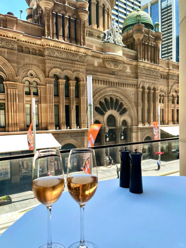 Glass Brasserie's European old-money ambiance and unbeatable QVB view make it an unforgettable dining destination.