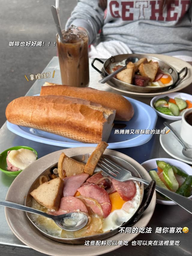 This spot is packed with locals! The pork chop is a little sweet, and it's just so satisfying with an egg and rice.