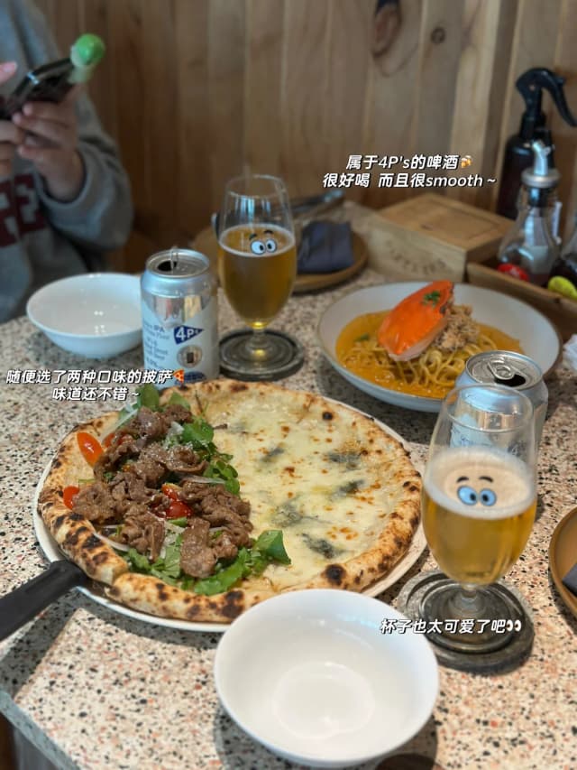 My favorite dish was the thinly sliced beef cheeks! Marinated in fish sauce until super flavorful, it's a must-try after visiting the nearby sights.