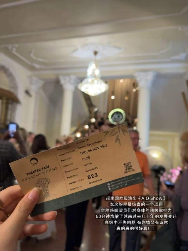 In Ho Chi Minh City, beyond the coffee and pho, the AO Show offers an immersive way to 'understand' Vietnam in a single performance.