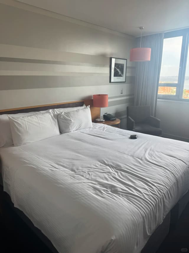 From the 8th floor, the view is exactly the hotel promotion picture, with breathtaking sunrise and sunset.