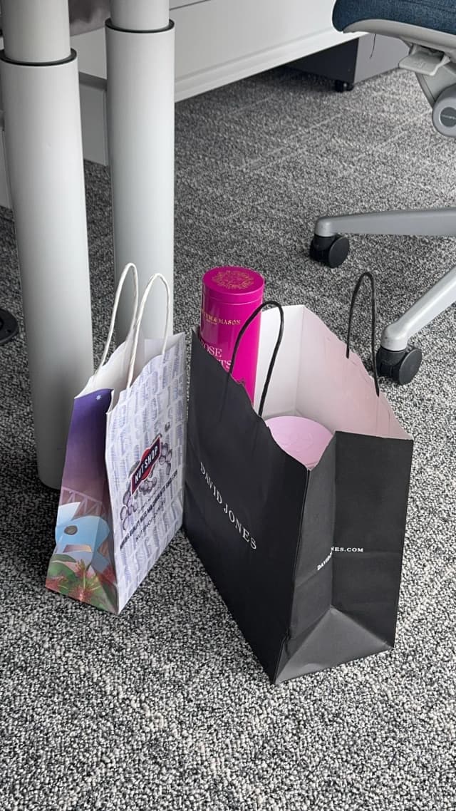 If you see the rose biscuits at David Jones, be sure to take them!