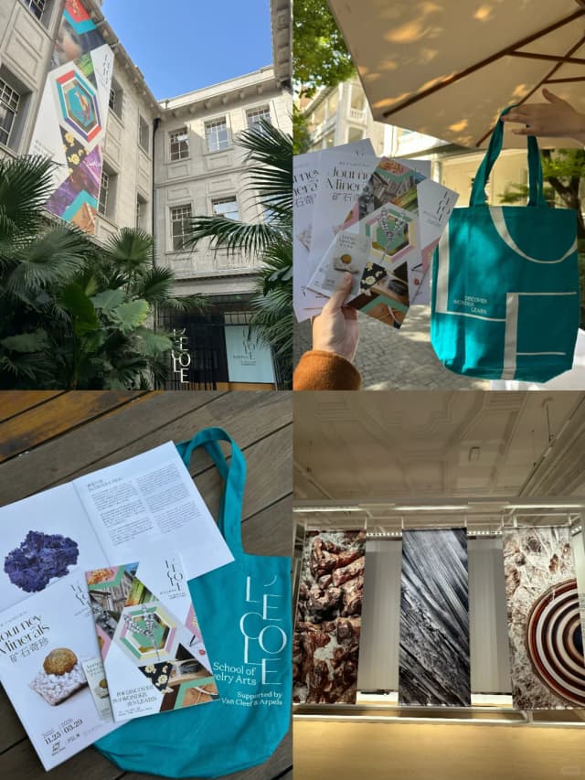 Don't just stay home! Head to the free 'Mineral Treasures' exhibition at L'ÉCOLE, School of Jewelry Arts—you can even get a free gift for filling out their survey.